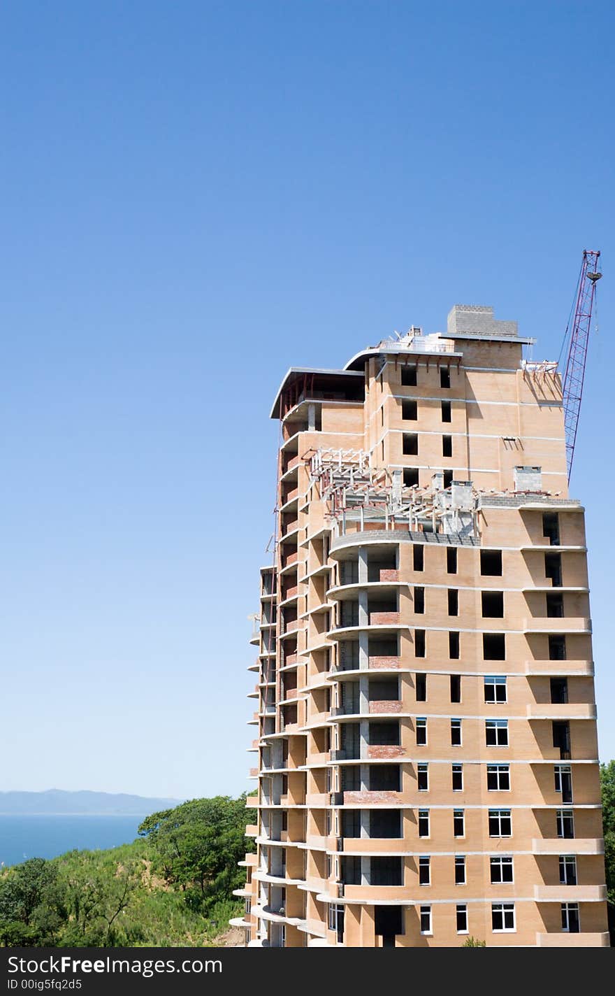 Construction Near Sea Gulf.