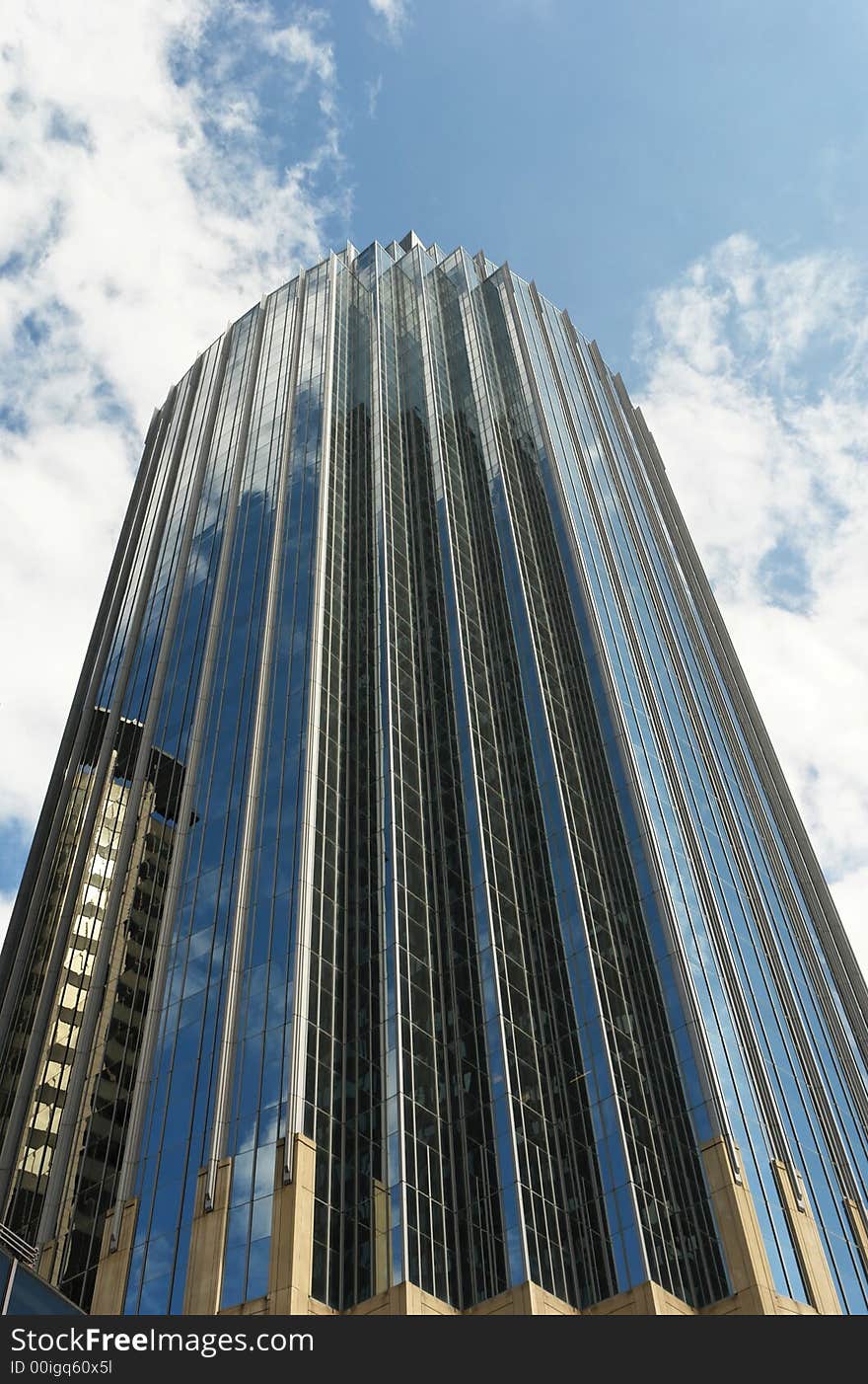 Reflective Glass Building located in Boston's Back Bay area. Reflective Glass Building located in Boston's Back Bay area.