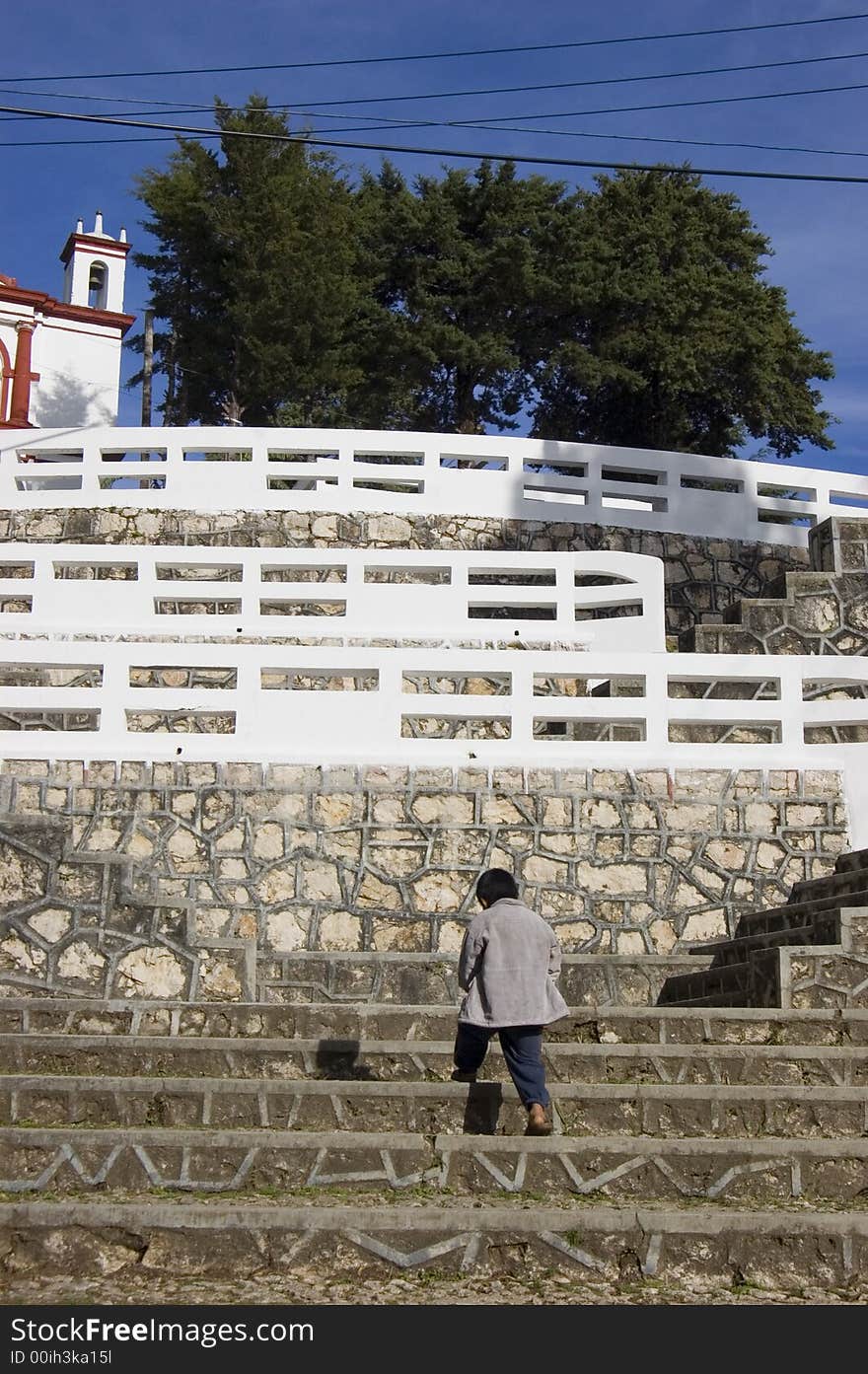 Boy going to church in Chiapas, Mexico