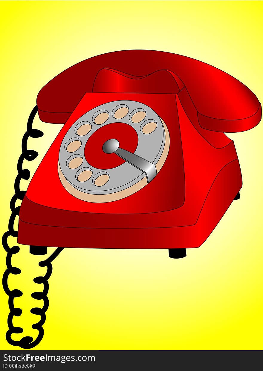 Dial telephone