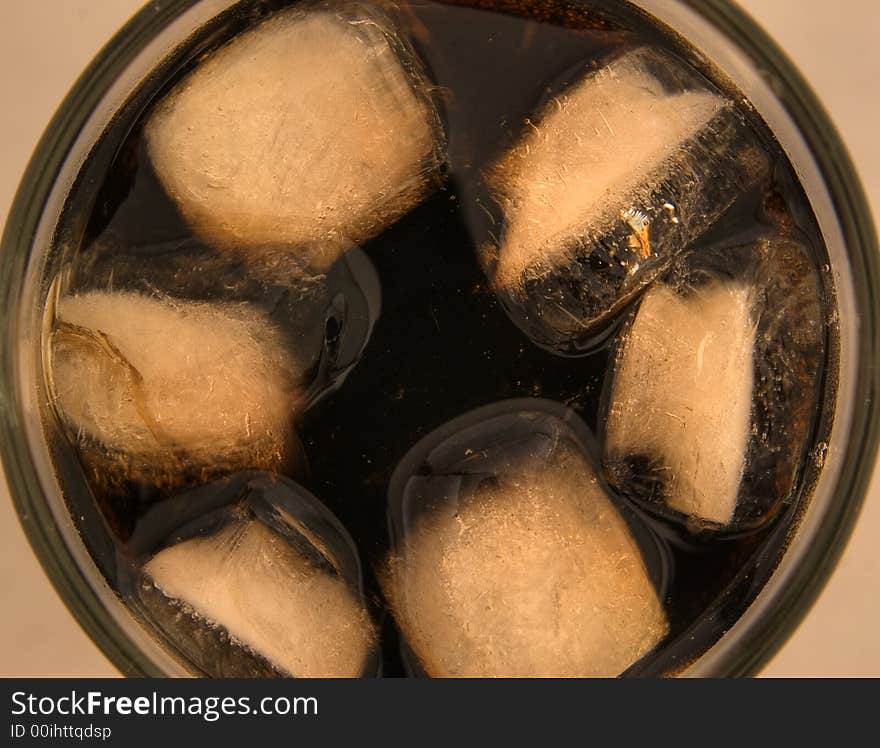 Cola Drink With Ice