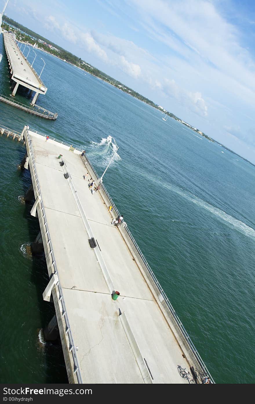 Old Bridge to Key Biscayne miami FL. Shot with canon 350d and 17-40mm L lens.