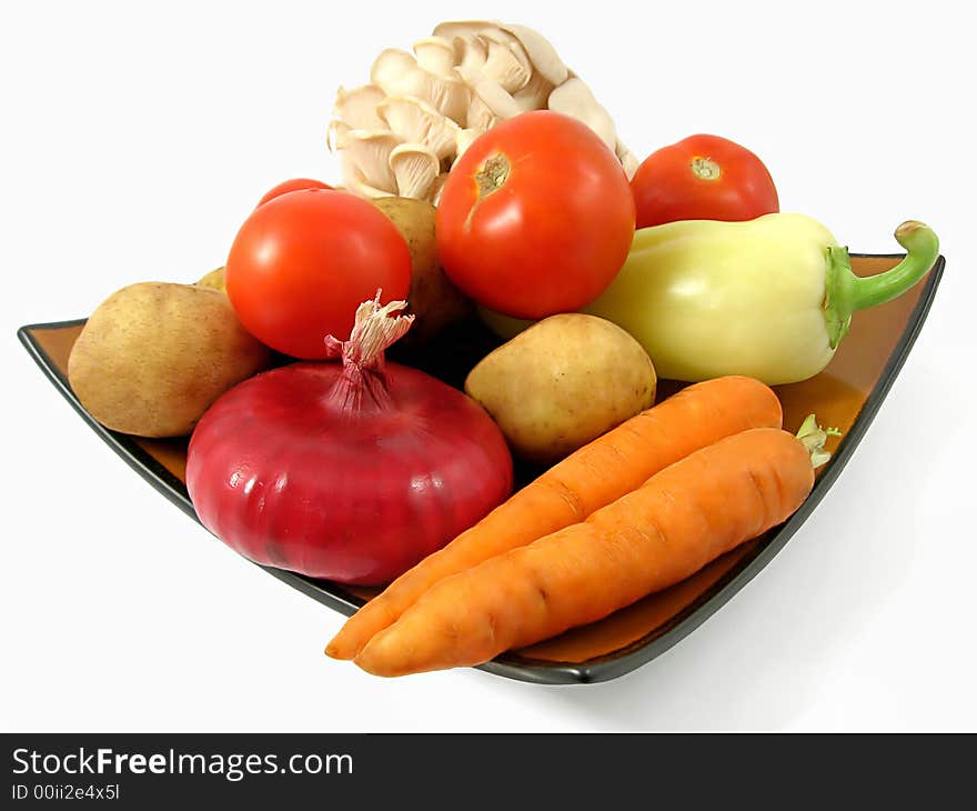 Big group of vegetables on white background. Big group of vegetables on white background