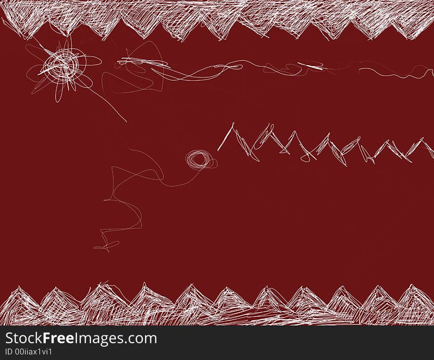 Hand drawn (with graphics tablet) abstract background. Hand drawn (with graphics tablet) abstract background