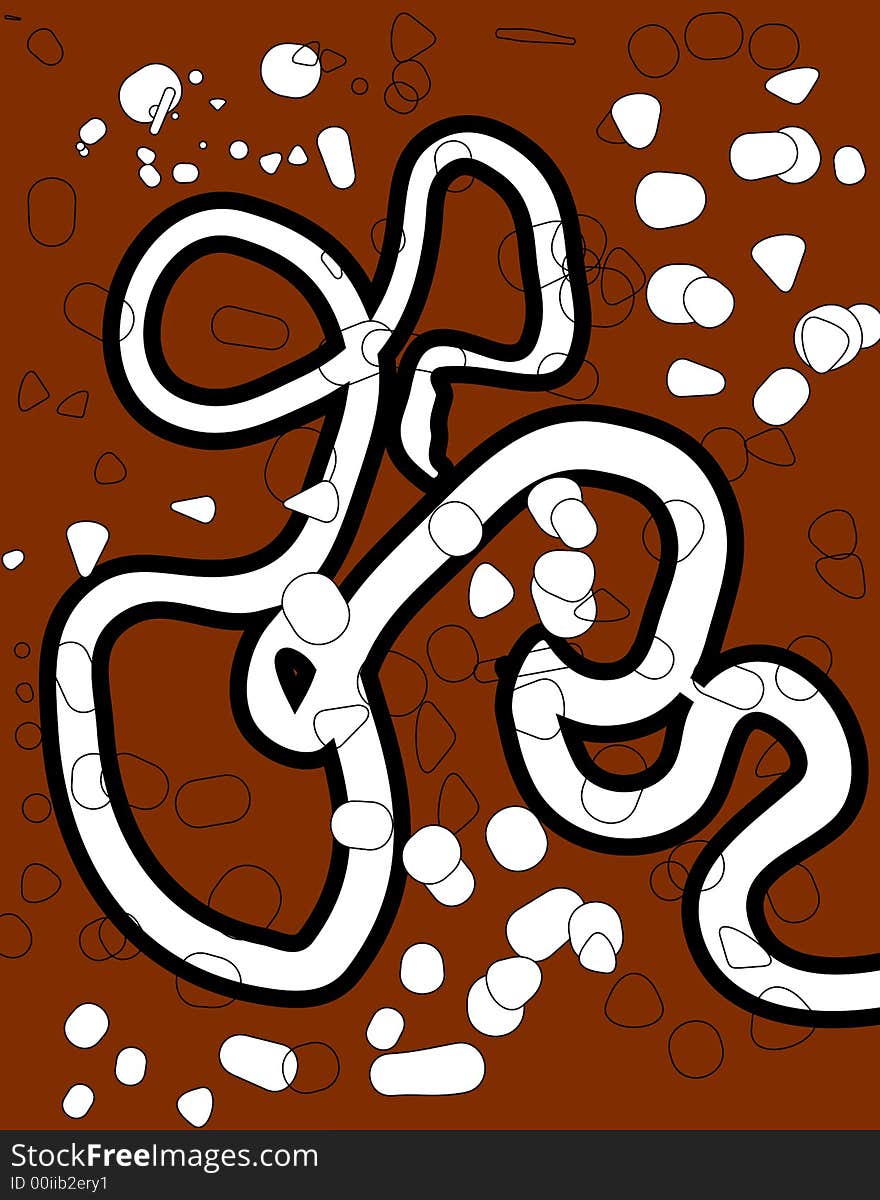 Hand drawn (with graphics tablet) abstract background. Hand drawn (with graphics tablet) abstract background