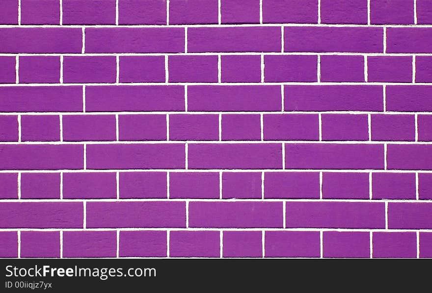 Violet  bricks wall. Background for design. Violet  bricks wall. Background for design.