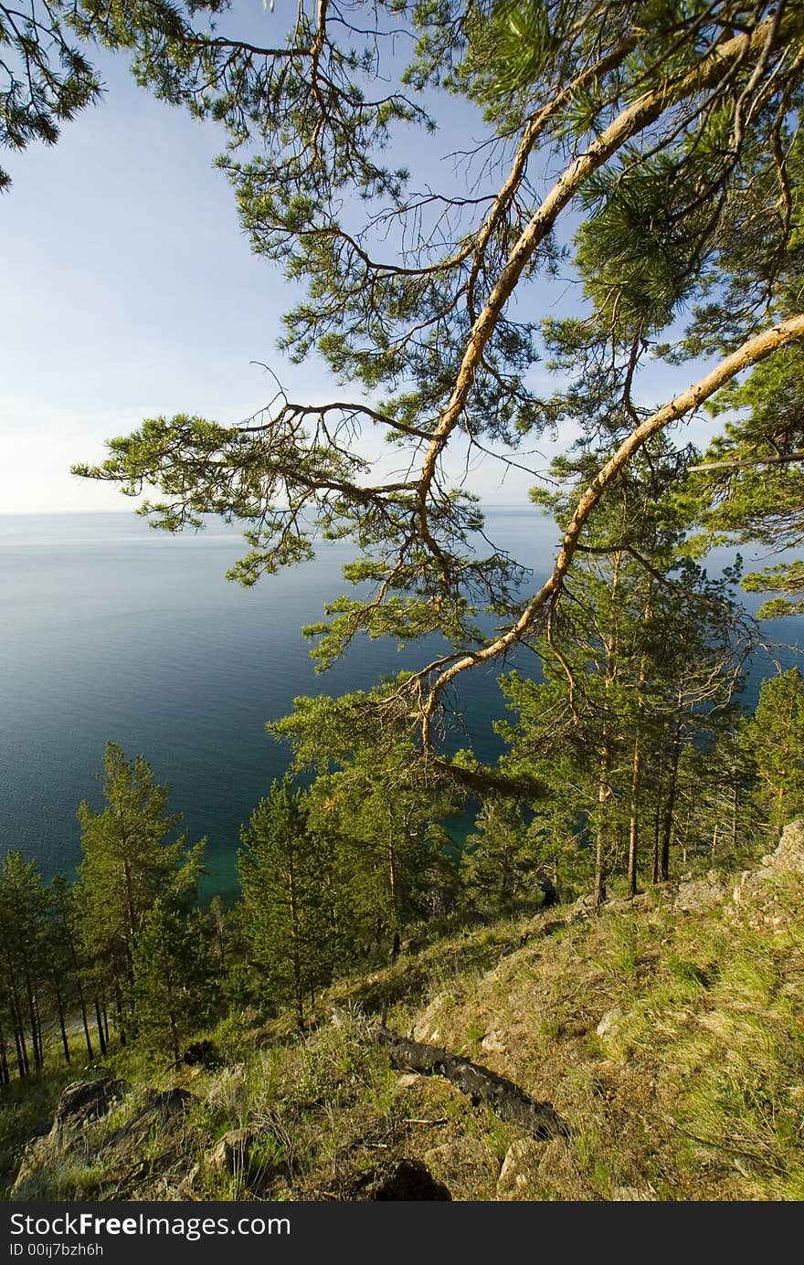 The Baikal open spaces! Baikal - the most wonderful, big, deep and fine lake in the world. In its cleanest and cold waters which transparency over 60 meters waters the set of unique fishes, etc. natatorial animals live. To your attention picturesque coast of this wonderful lake