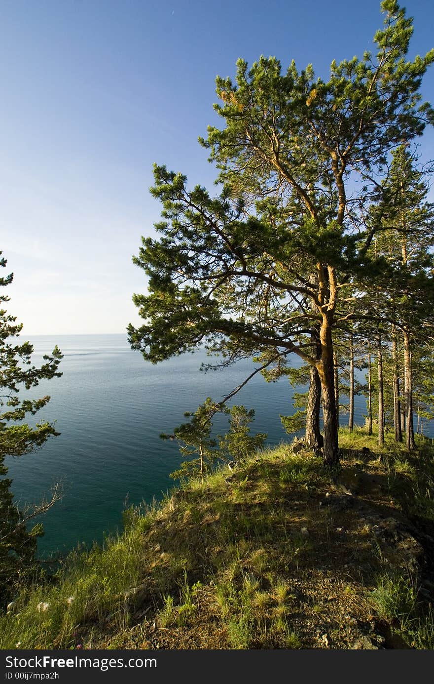 The Baikal open spaces! Baikal - the most wonderful, big, deep and fine lake in the world. In its cleanest and cold waters which transparency over 60 meters waters the set of unique fishes, etc. natatorial animals live. To your attention picturesque coast of this wonderful lake