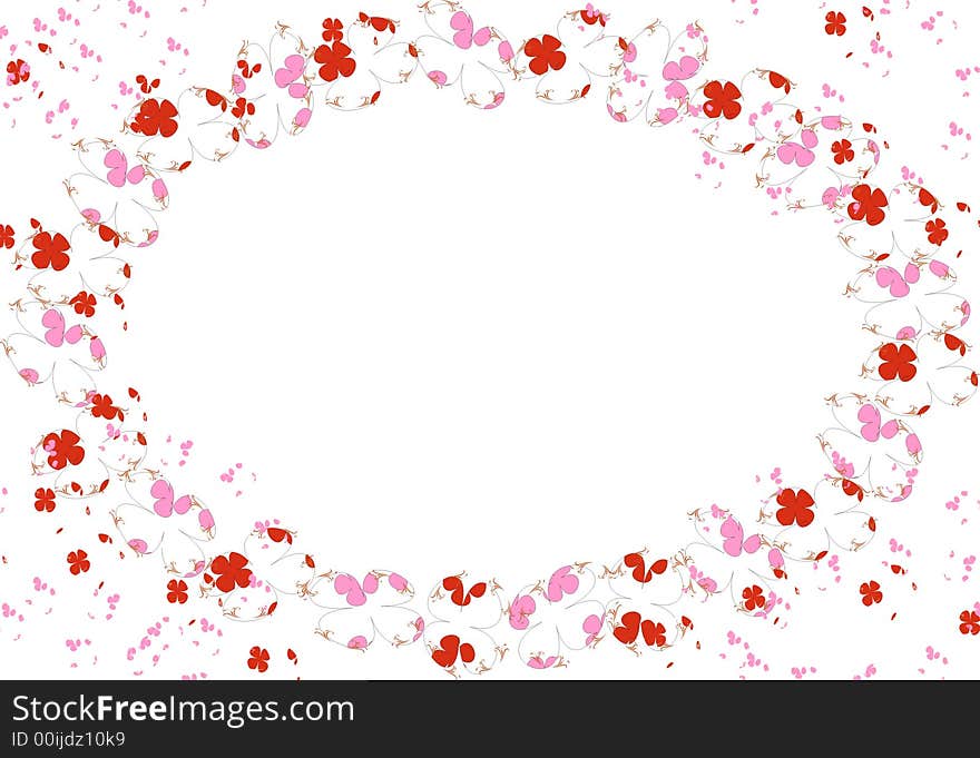 Flowers frame