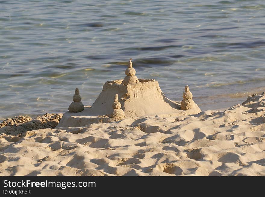 A photo of Sand Castle on the beach