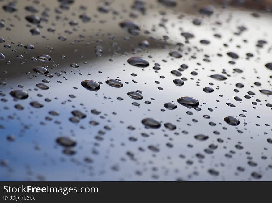 Water Drops On Car