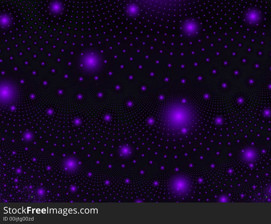 Fractal rendered abstract futuristic background