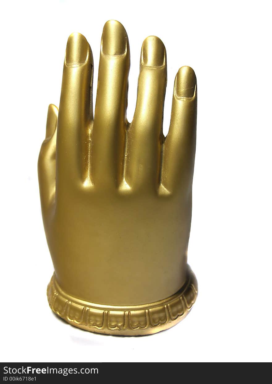 Golden hand