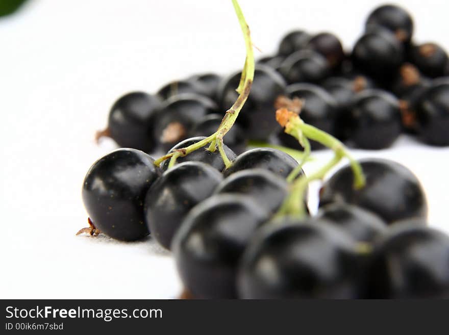 Currants Isolated In White