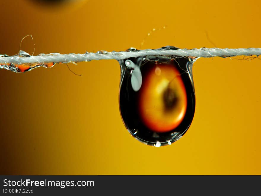 Thread, Water Droplets