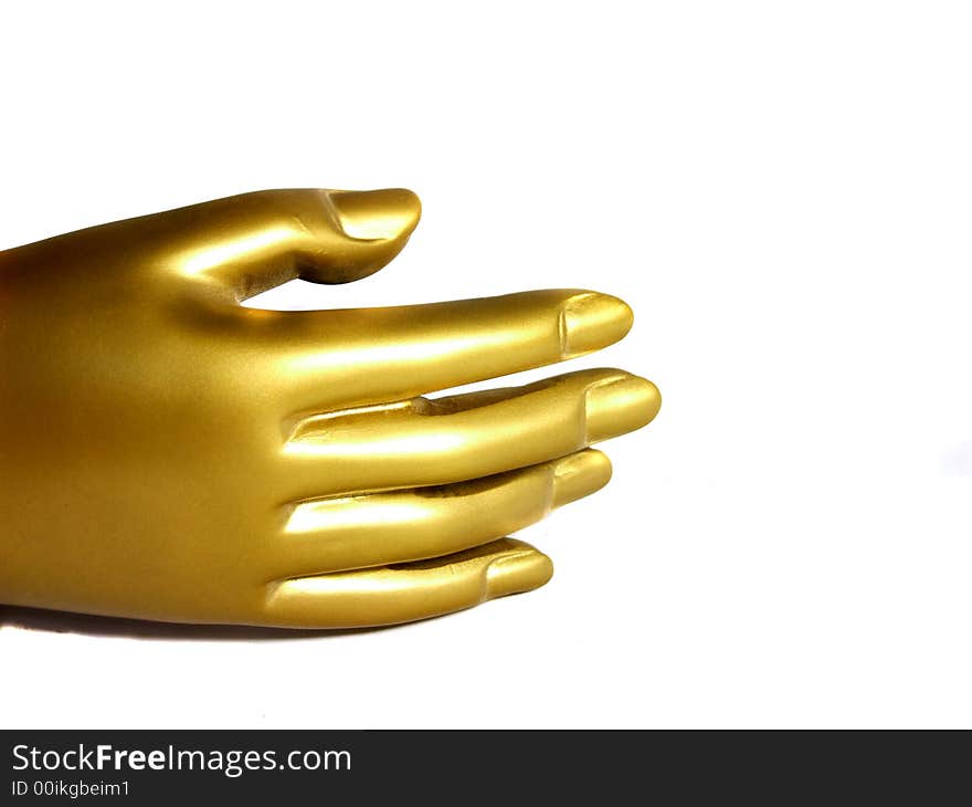 Golden hand