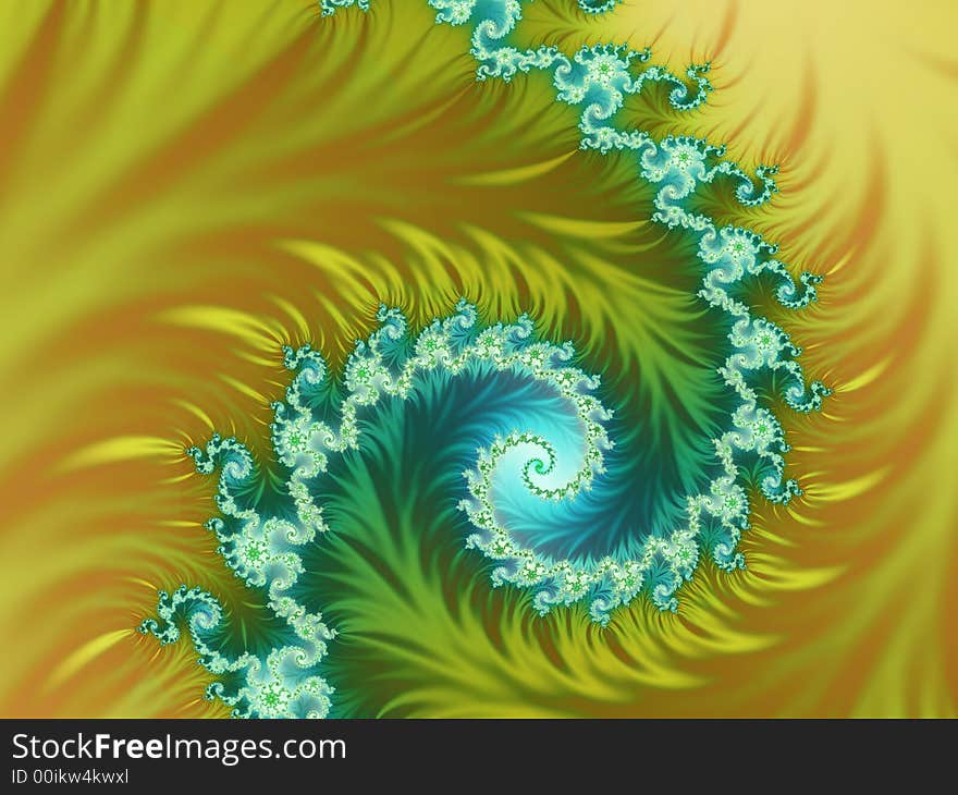 Computer generated abstract background, based on a fractal design