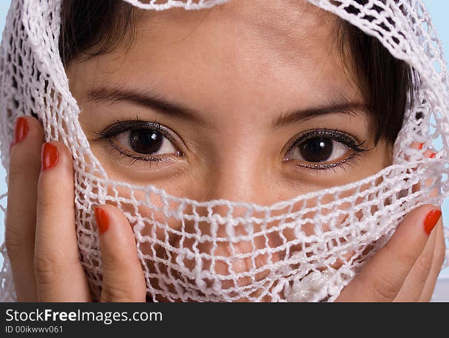 Woman With Scarf