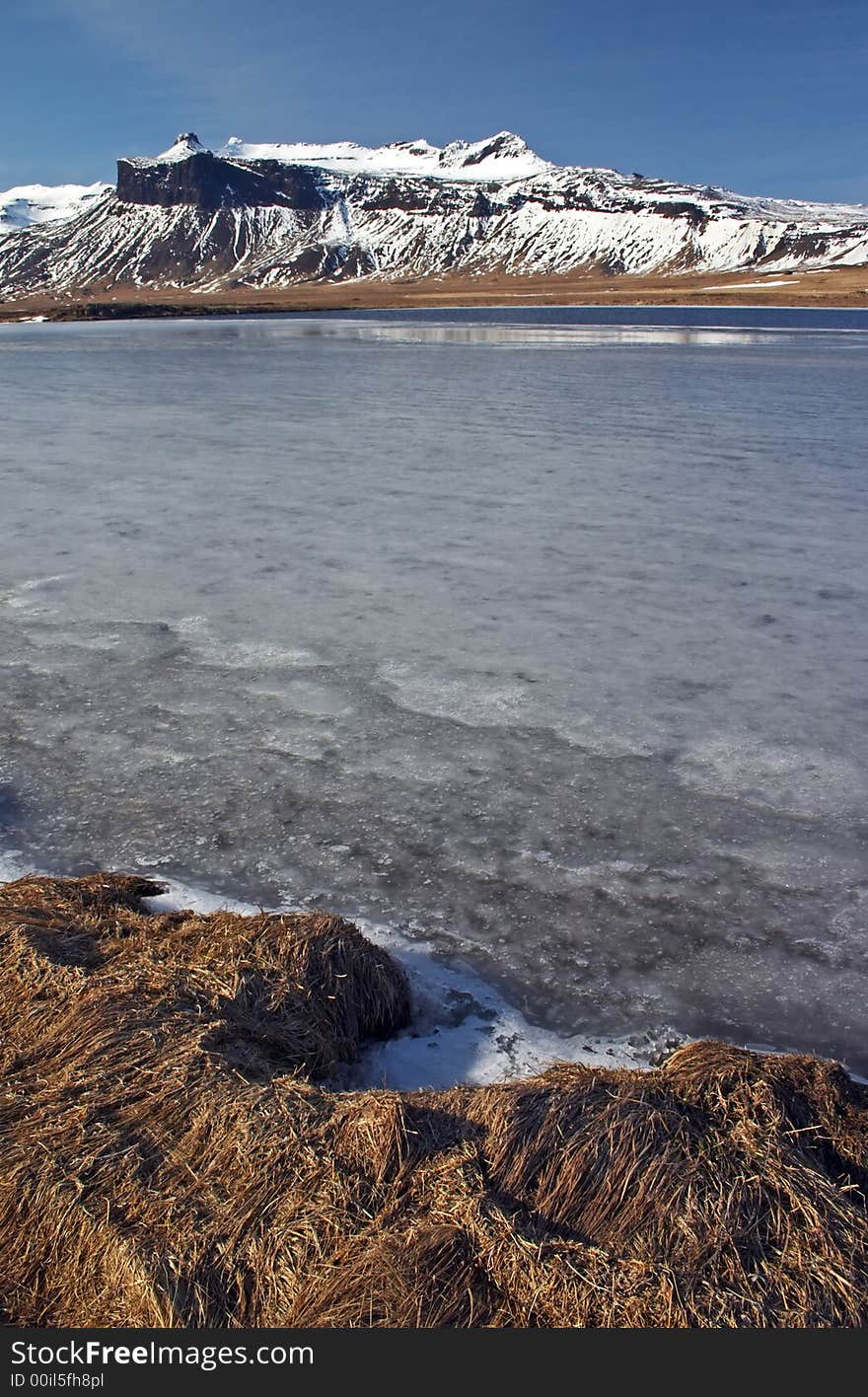 Lake In Iceland.