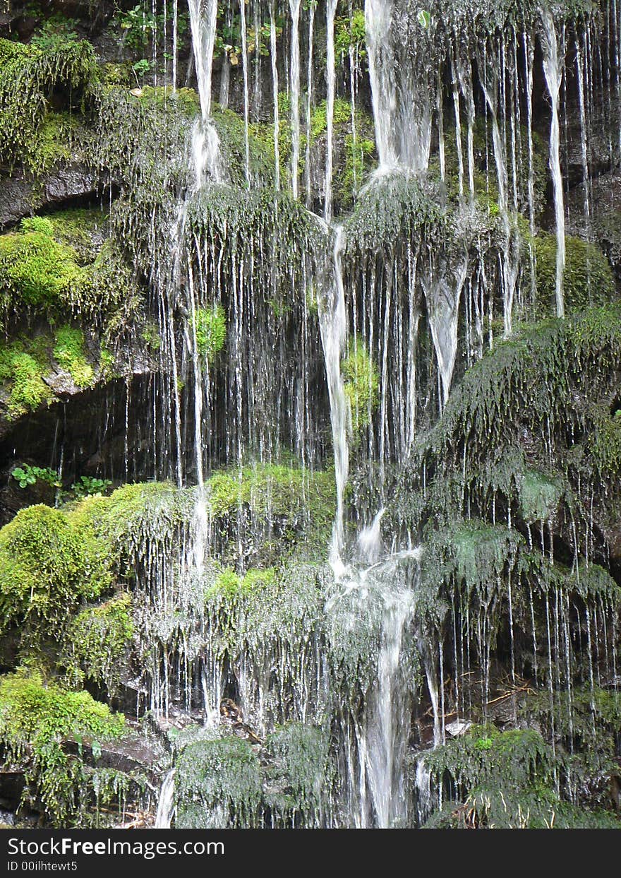 Beautiful waterfall in south of Russia. Beautiful waterfall in south of Russia.