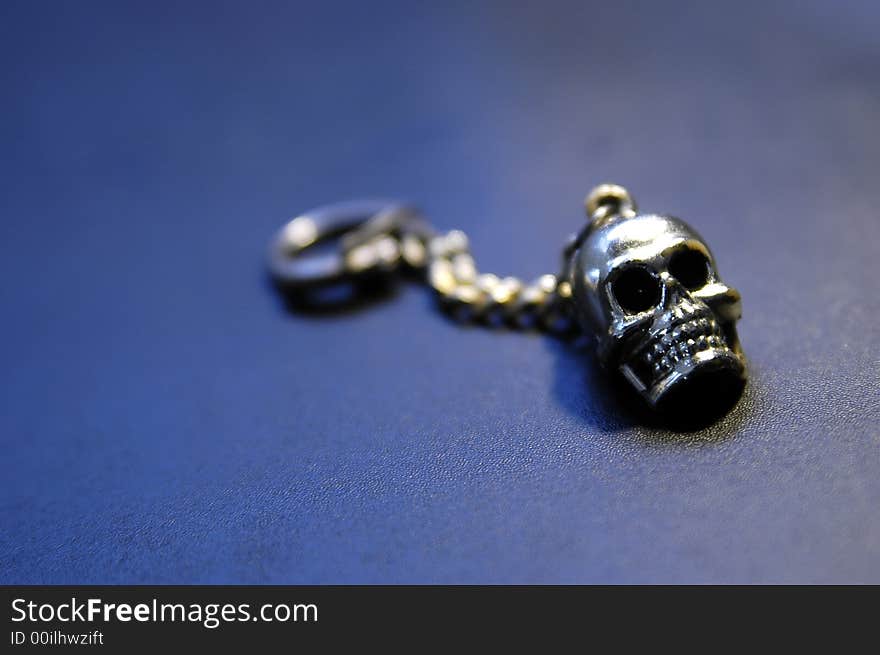 Photo of pendant with skull