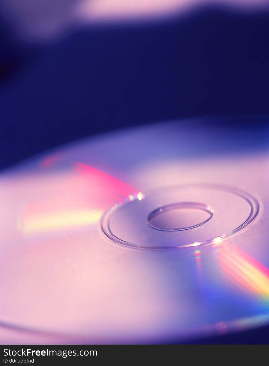 cd disk on a dark blue background. cd disk on a dark blue background