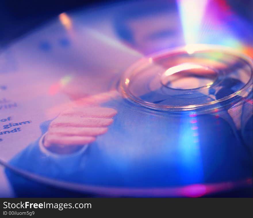 cd disk on a dark blue background. cd disk on a dark blue background