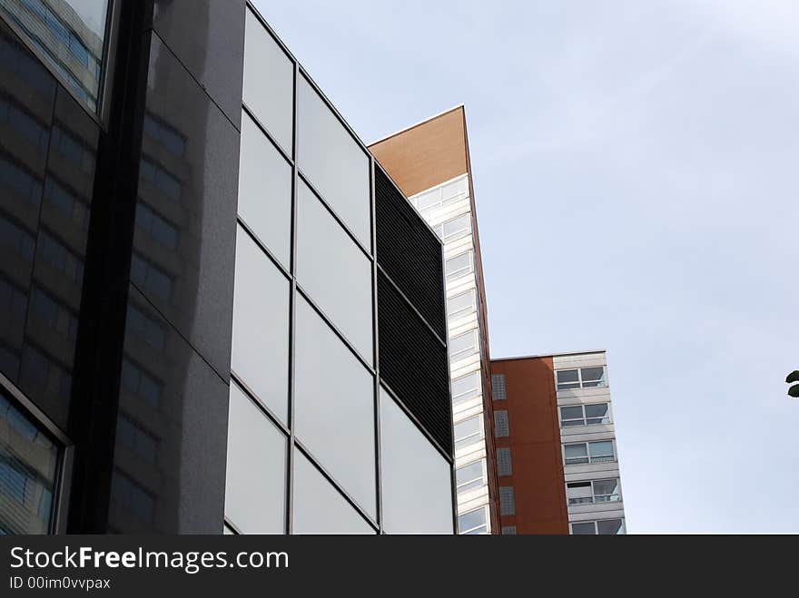 Modern architecture in the city of Rotterdam (The Netherlands)