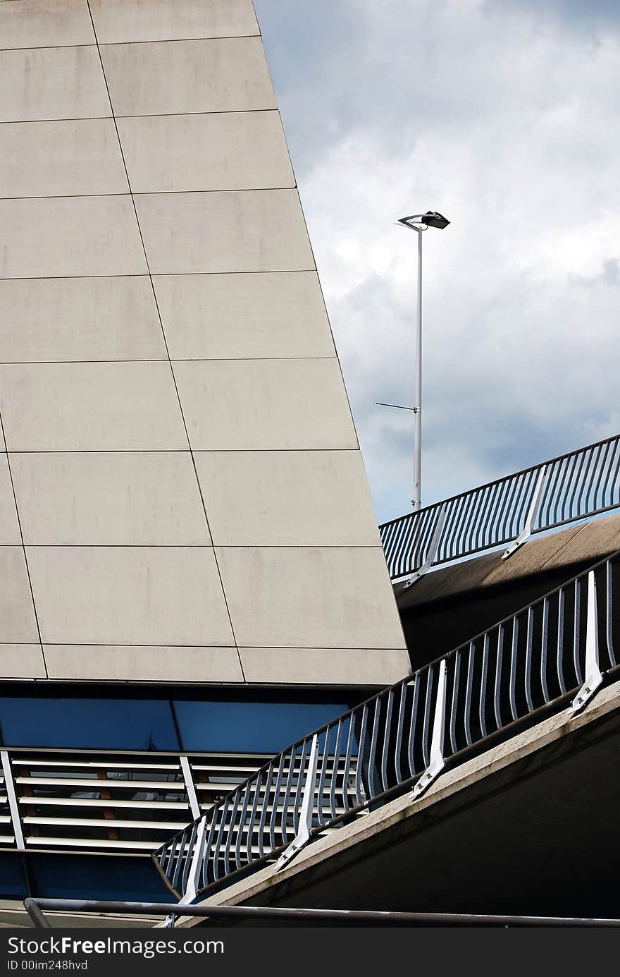 Modern architecture in the city of Rotterdam (The Netherlands)