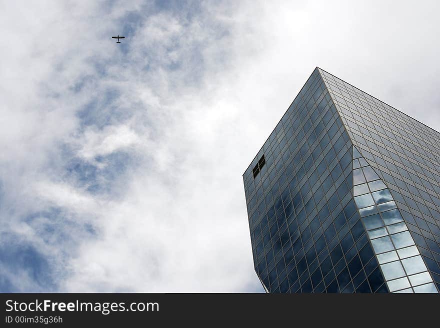 Modern architecture in the city of Rotterdam (The Netherlands)