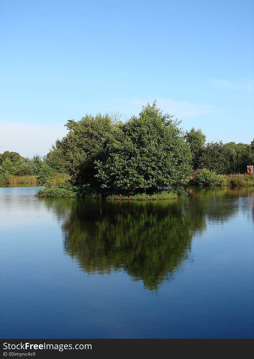 Course fishing pond