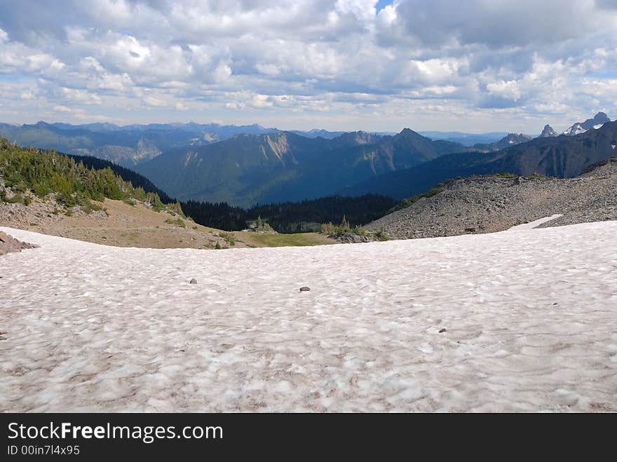 Snow At Mount Rainier