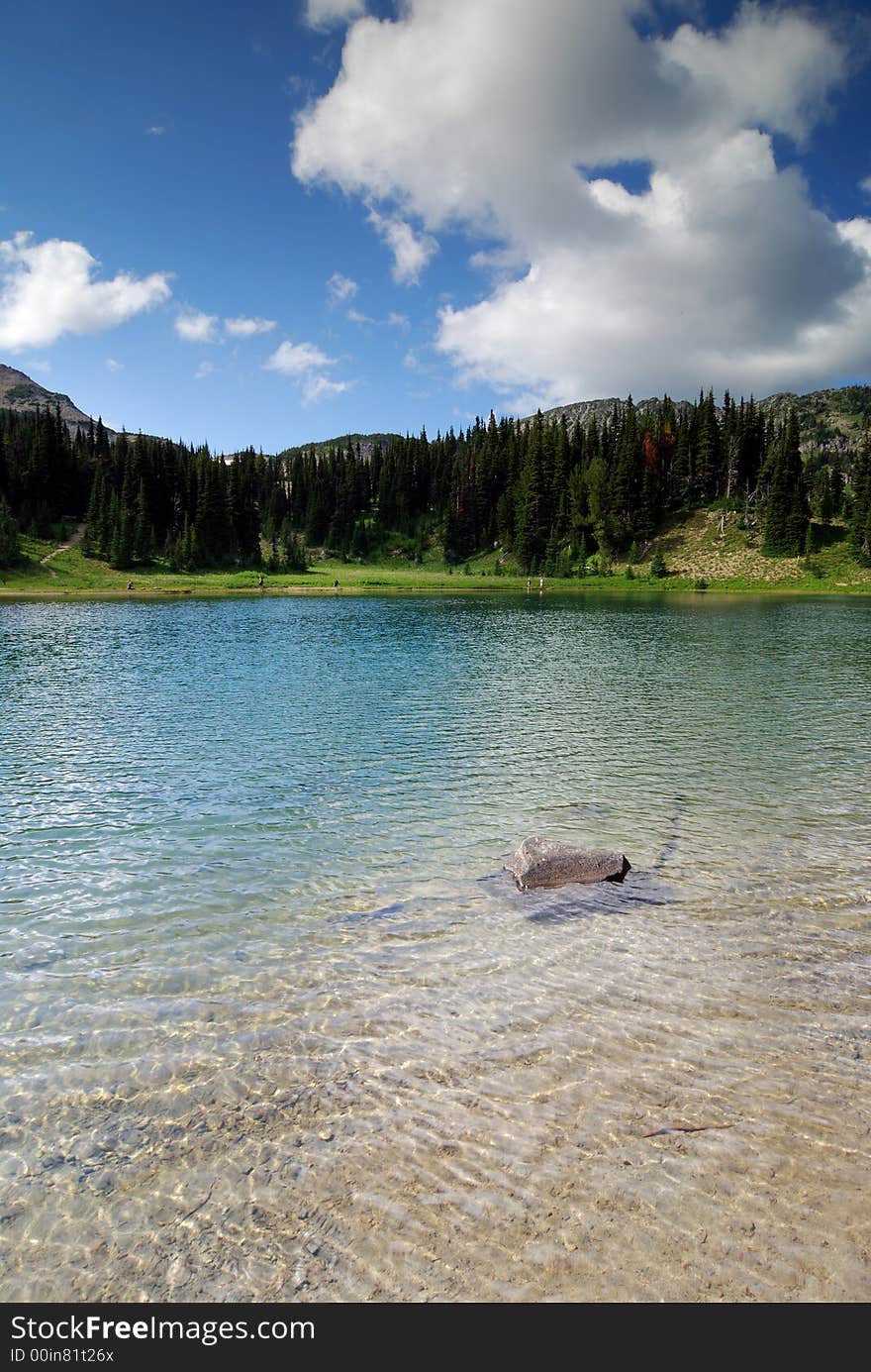 Shadow Lake Reflection at National Park