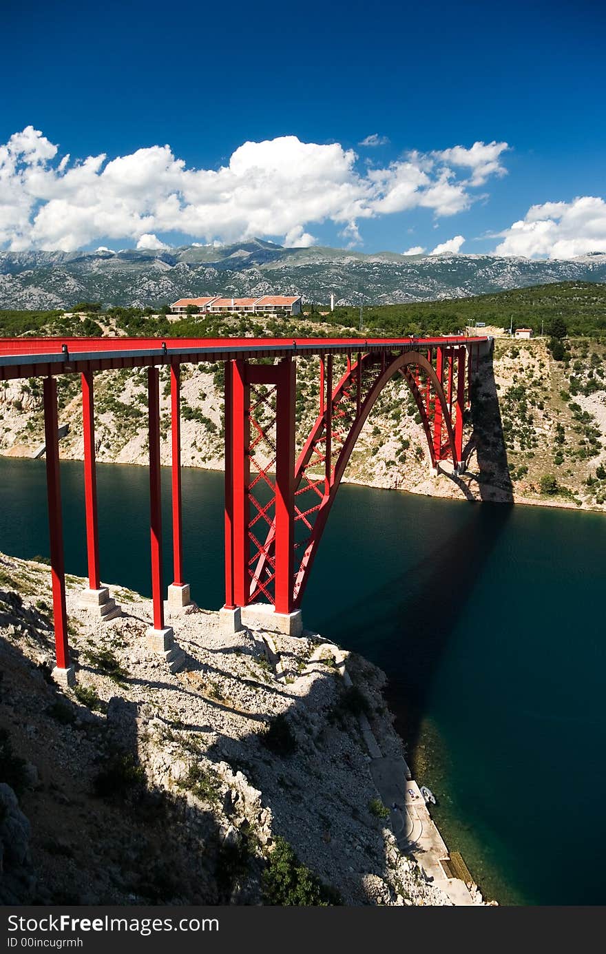 Bridge in Maslenica