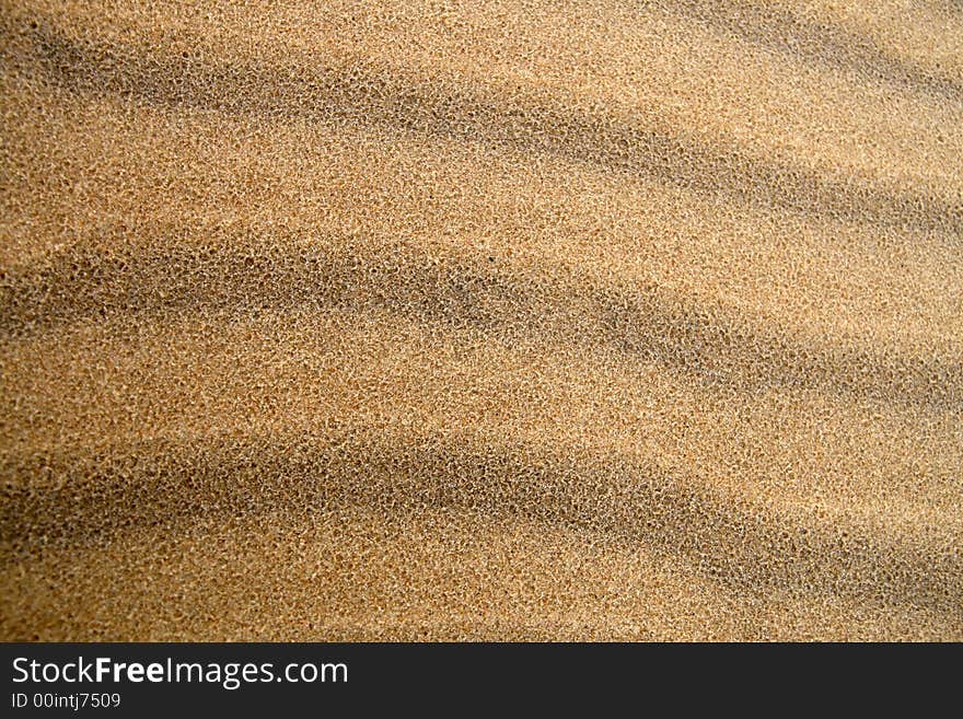 Dune sand texture, 
dark, gold sand