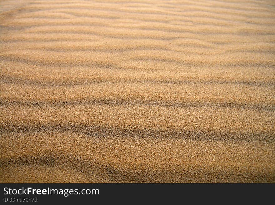 Dune sand texture, 
dark, gold sand