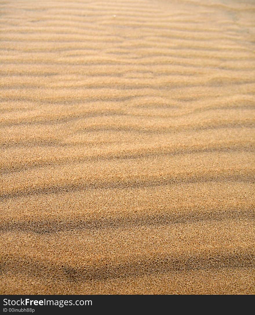 Dune sand texture, 
dark, gold sand