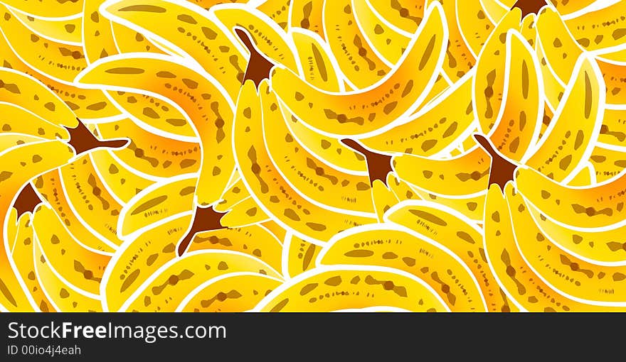 Bunch of Bananas Background