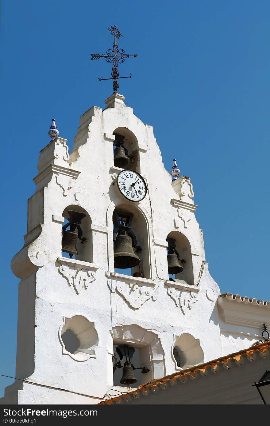 Ancient bell tower. Huelva. Spain