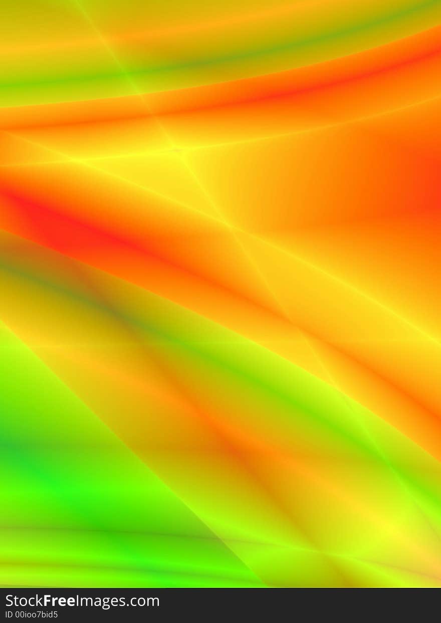 Fractal rendition of fire back ground