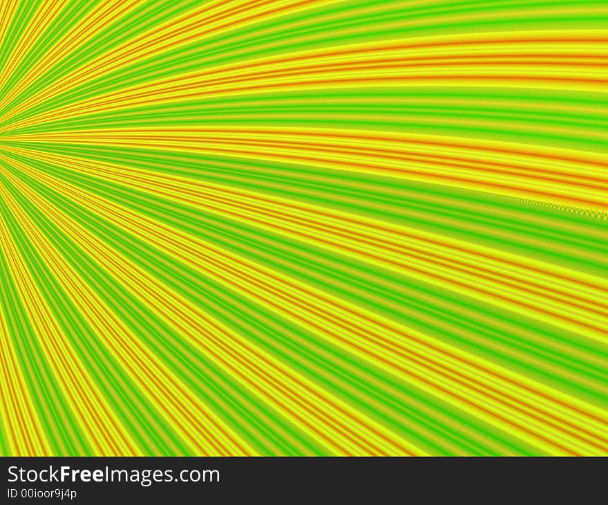 Fractal rendition of green turf back ground