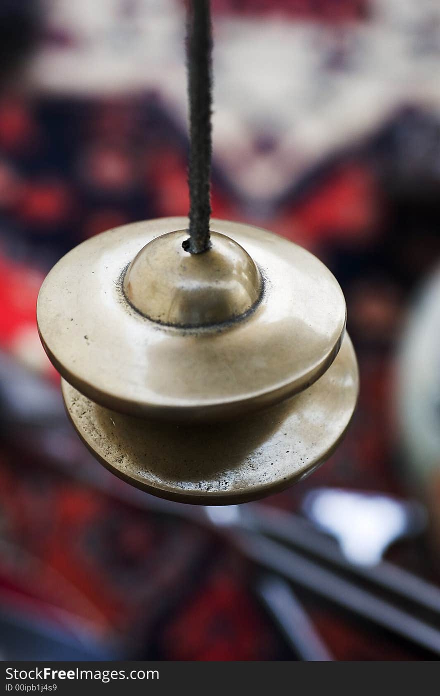 Two small tibetan musical bells. Two small tibetan musical bells