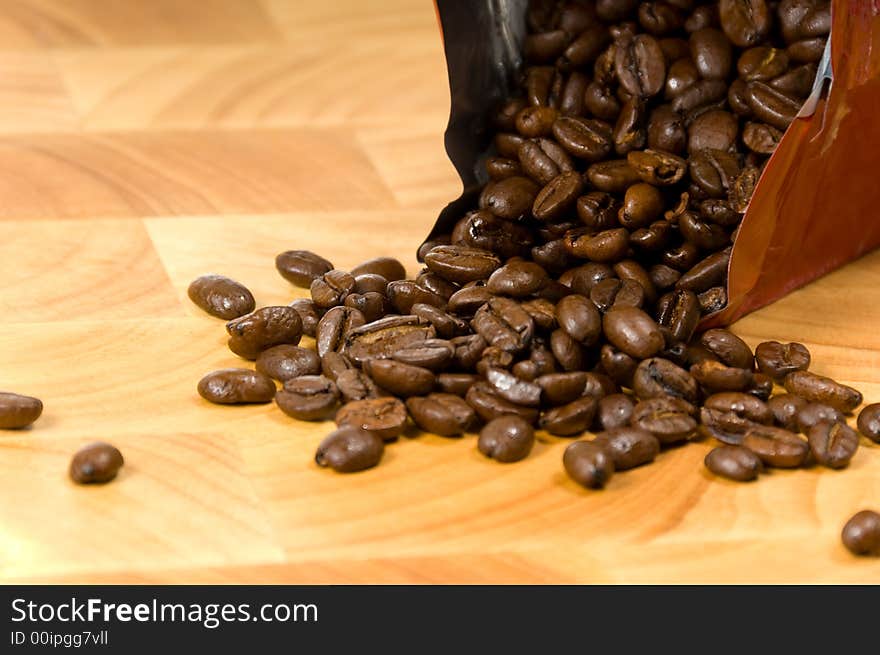 Whole coffee beans