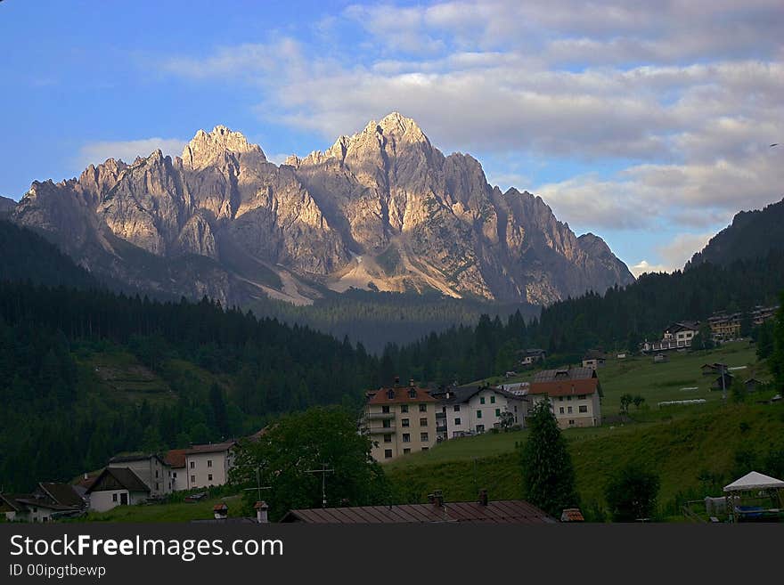 Village in the alpines