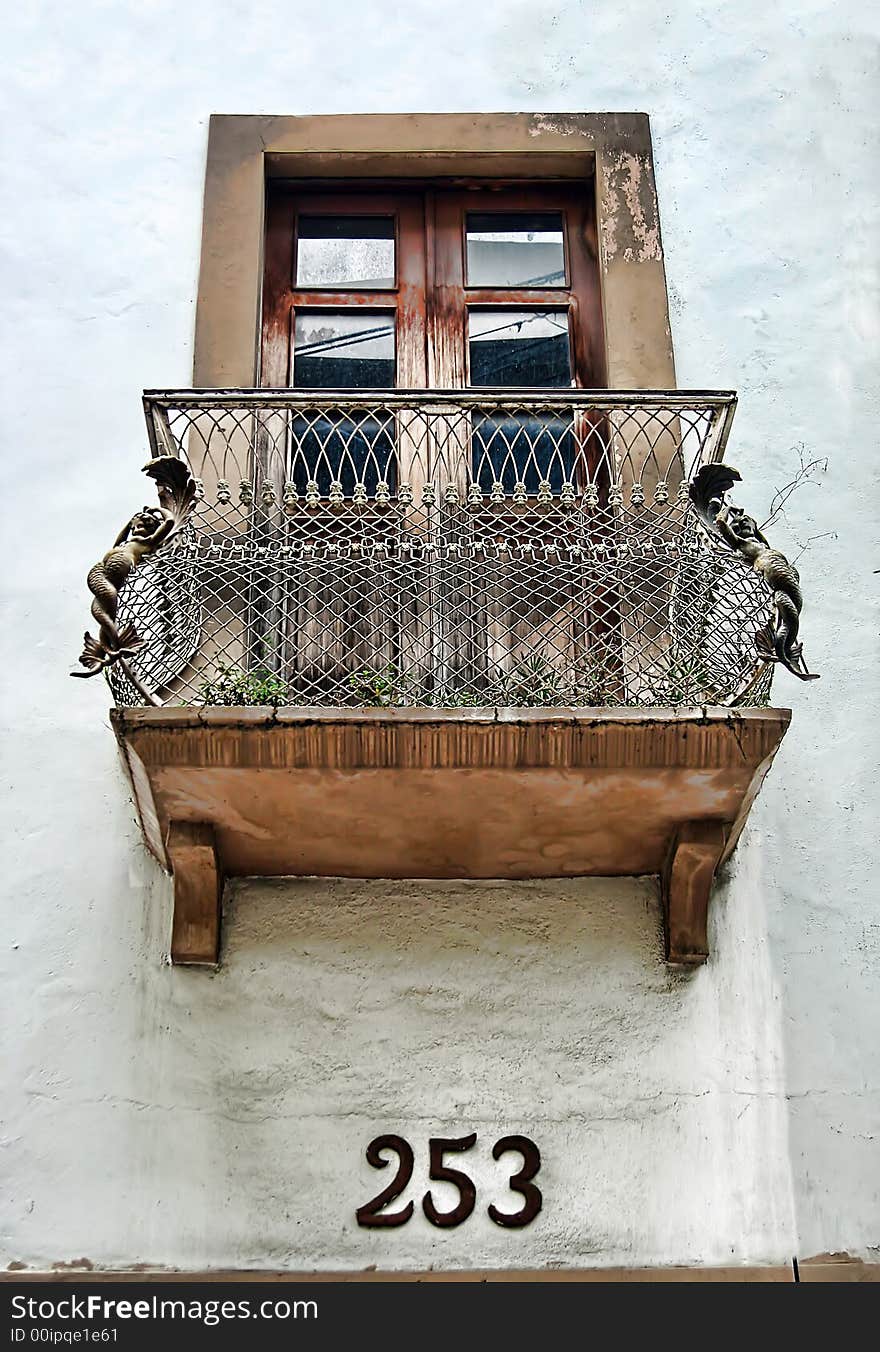 Window and balcony