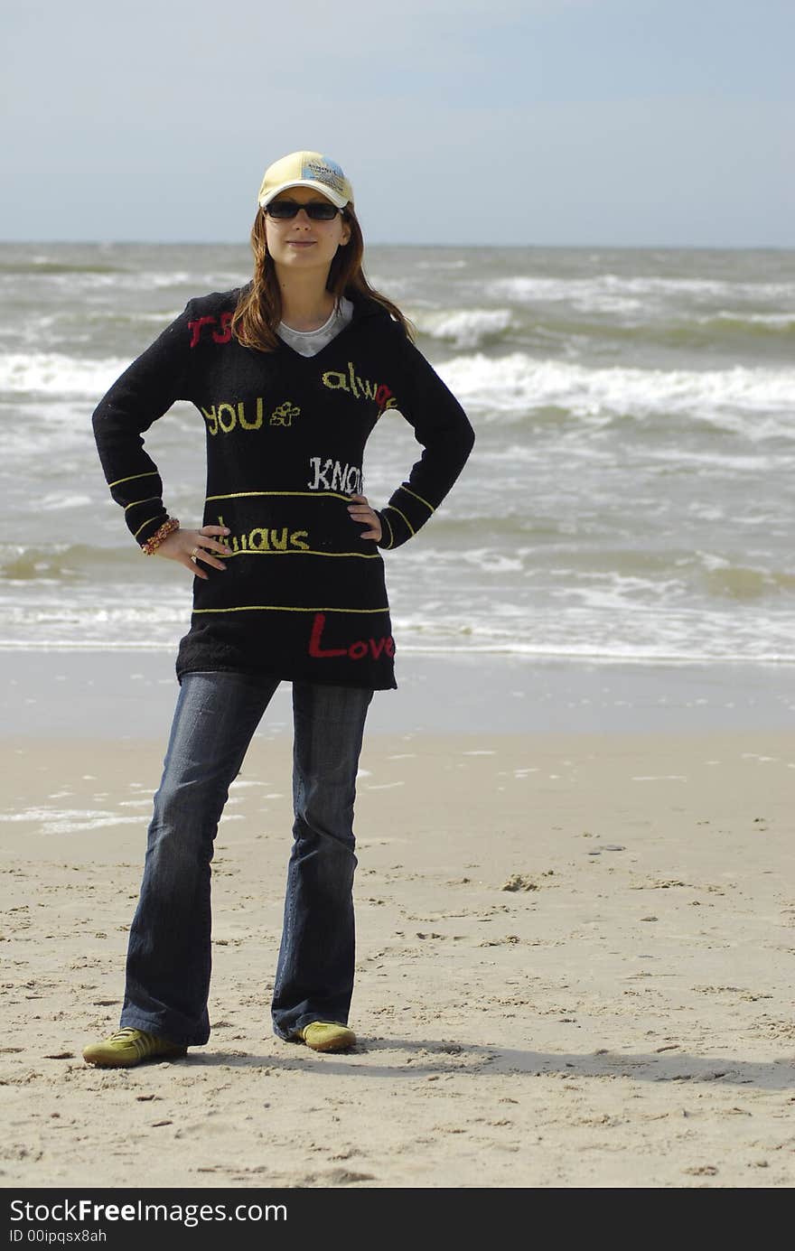 Girl at beach