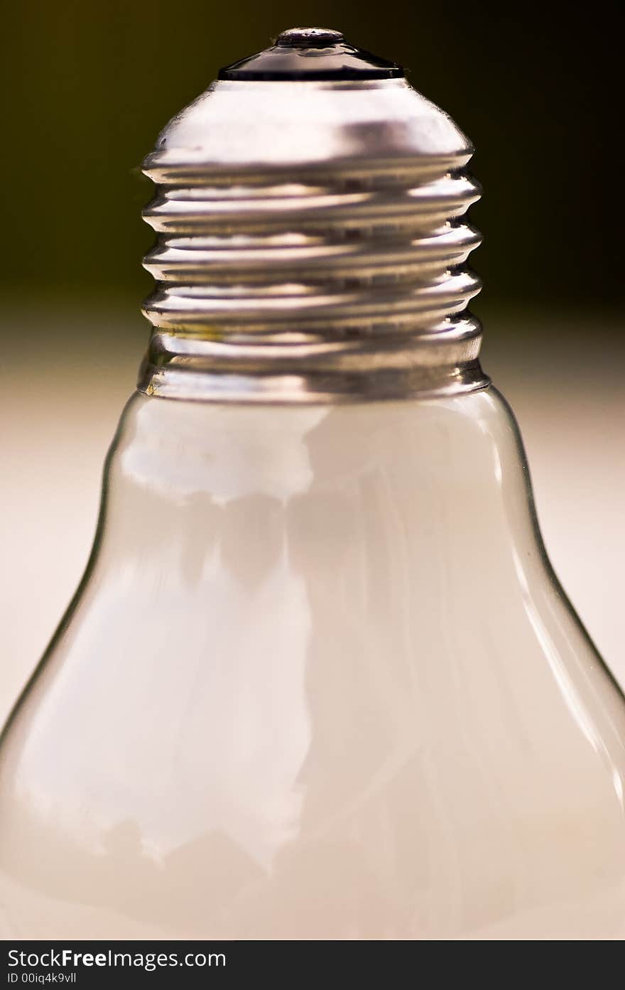 Threaded light bulb fitment - close up