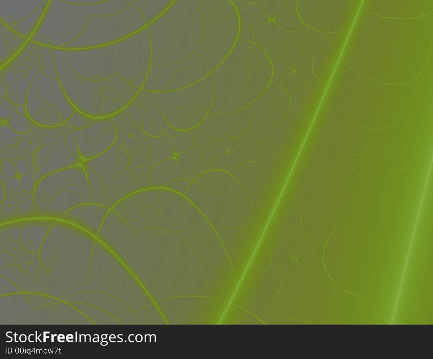 Fractal rendered abstract futuristic background