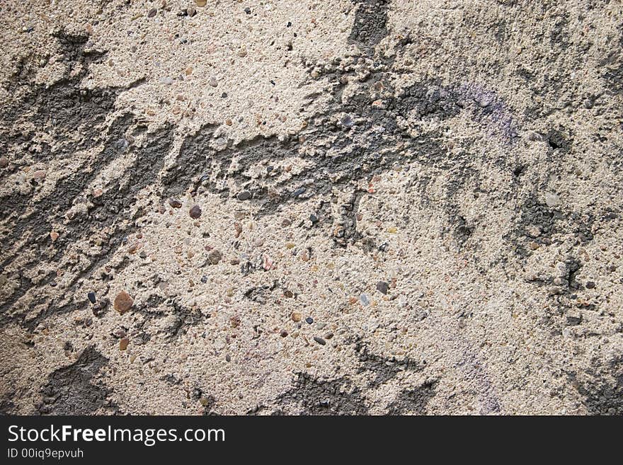 Detailof a weathered concrete wall