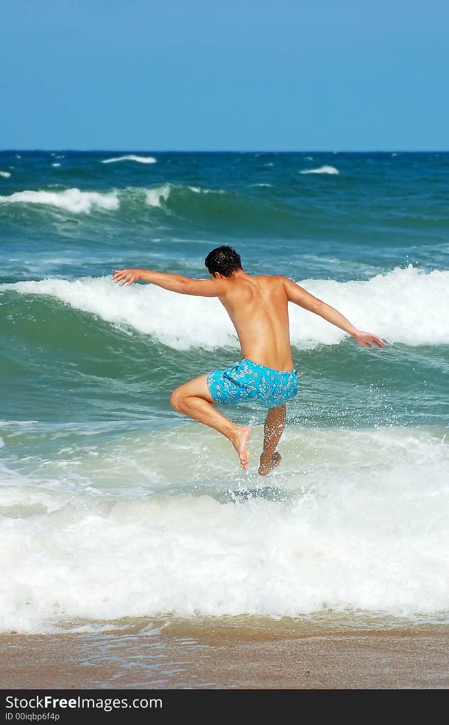 Photo of beach fun in USA.